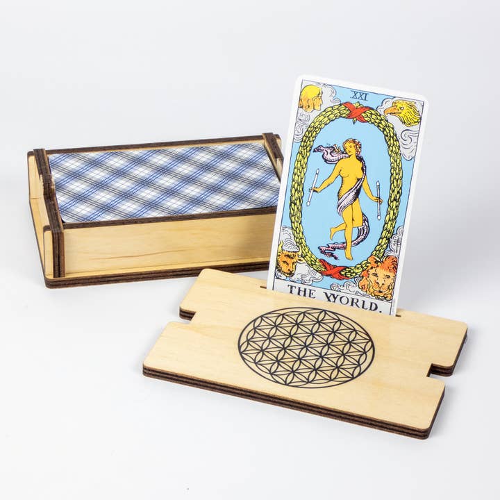 Standish House - Wholesale Tarot cards - Tarot card box & holder, Wooden, unique designs20