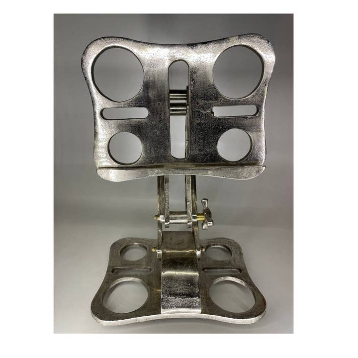 Mesa rústica para ordenador portátil/Soporte MENU Steampunk Floor decor para venta al por mayor de DDecorStore