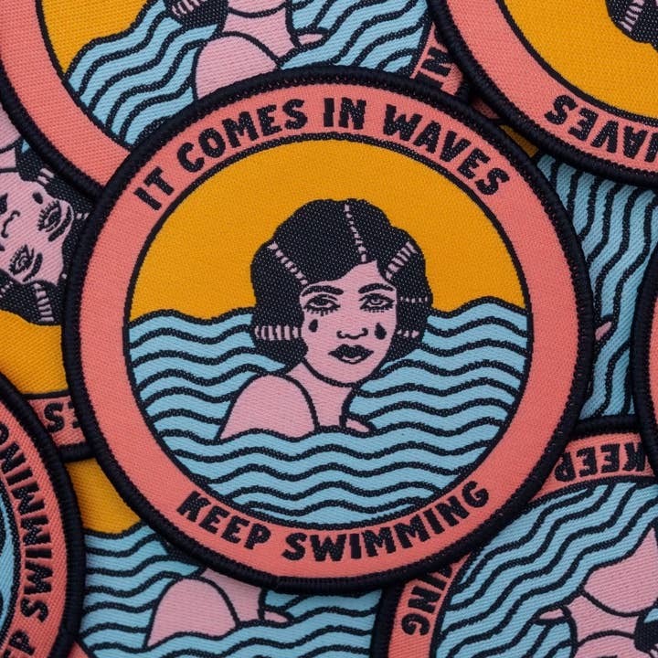 Pretty Bad Co - Wholesale Patch - It Comes In Waves Patch