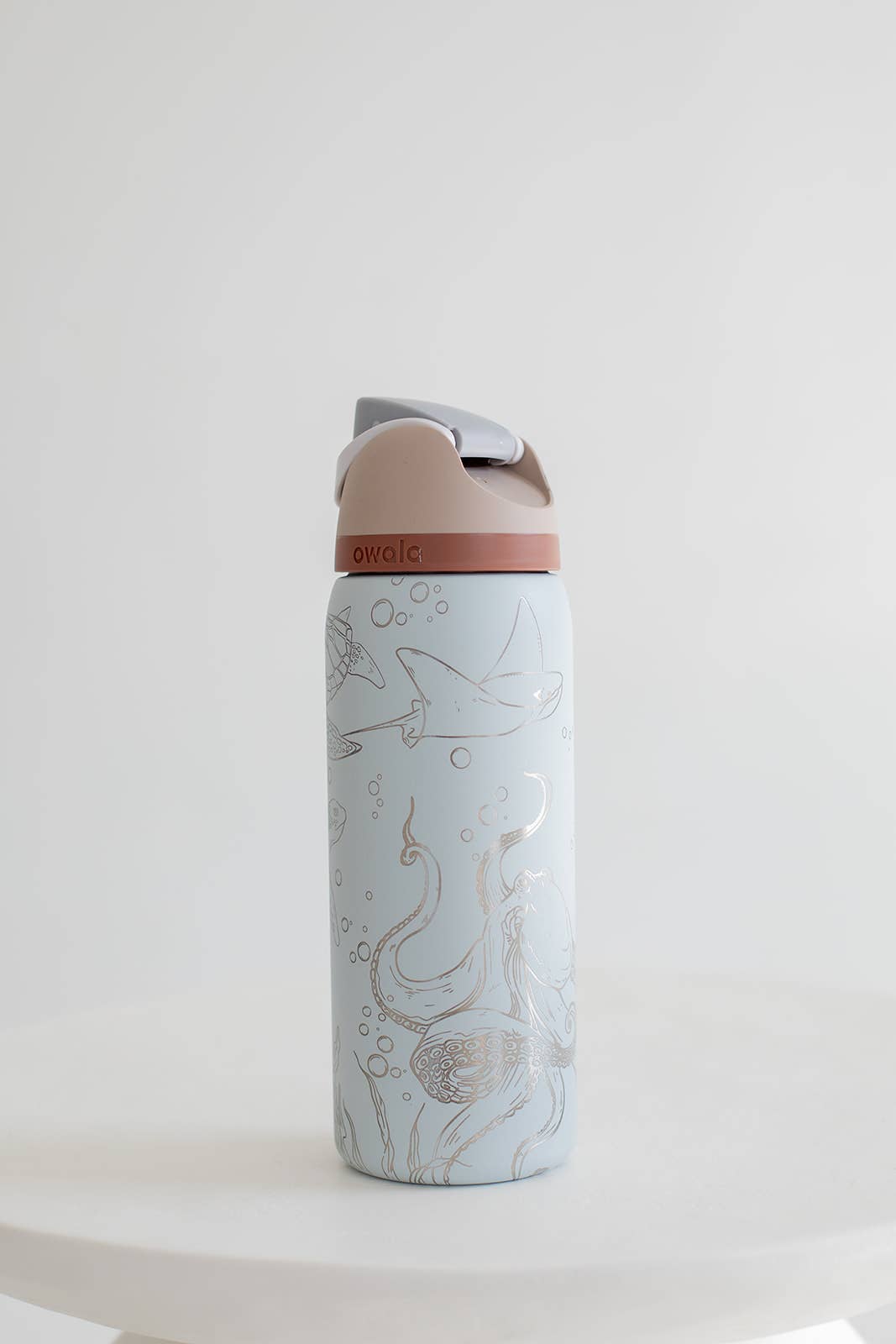 KNOTS + NOOK - Wholesale Insulated Mug/Tumbler - SEA LIFE ENGRAVED OWALA FREESIP 32OZ STAINLESS STEEL TUMBLER3