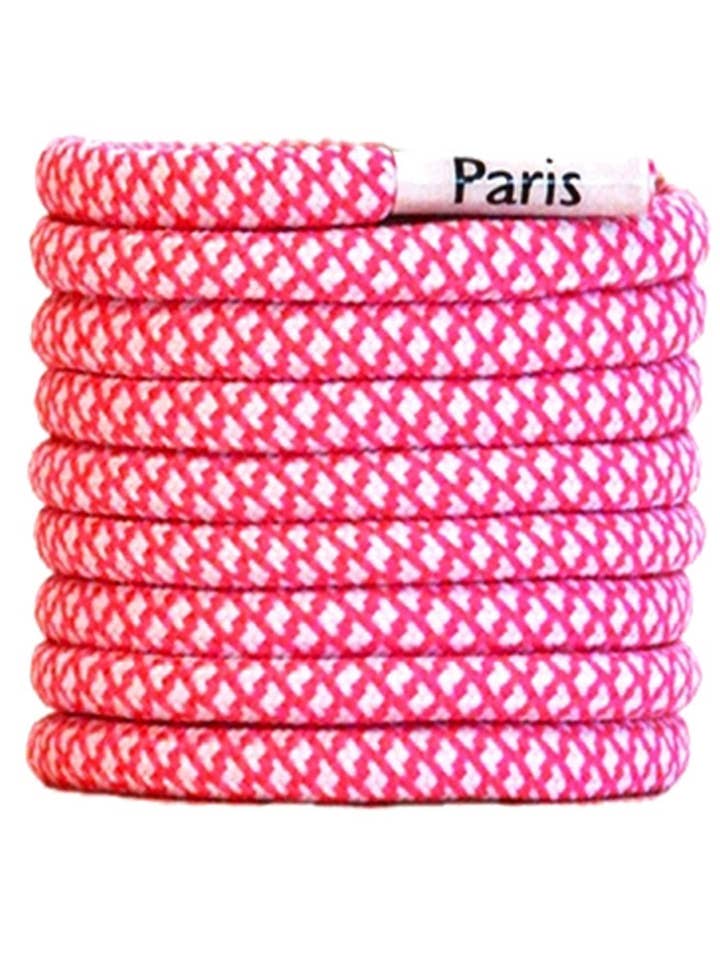 Lacci Intrecciati Rosa Floreale per la vendita all'ingrosso da parte di MY KNOT PARIS