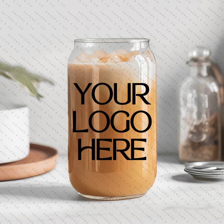 Sayers & Co. - Wholesale Drinking Glass/Cup - 16oz Glass YOUR LOGO Tumbler, Beer Glass5