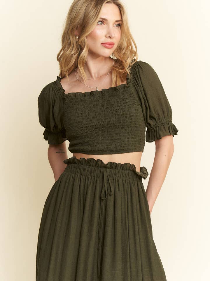 JADE BY JANE - Wholesale Top & Skirt Set - Women's - 2 PIECE CROP TOP AND SKIRT SET10