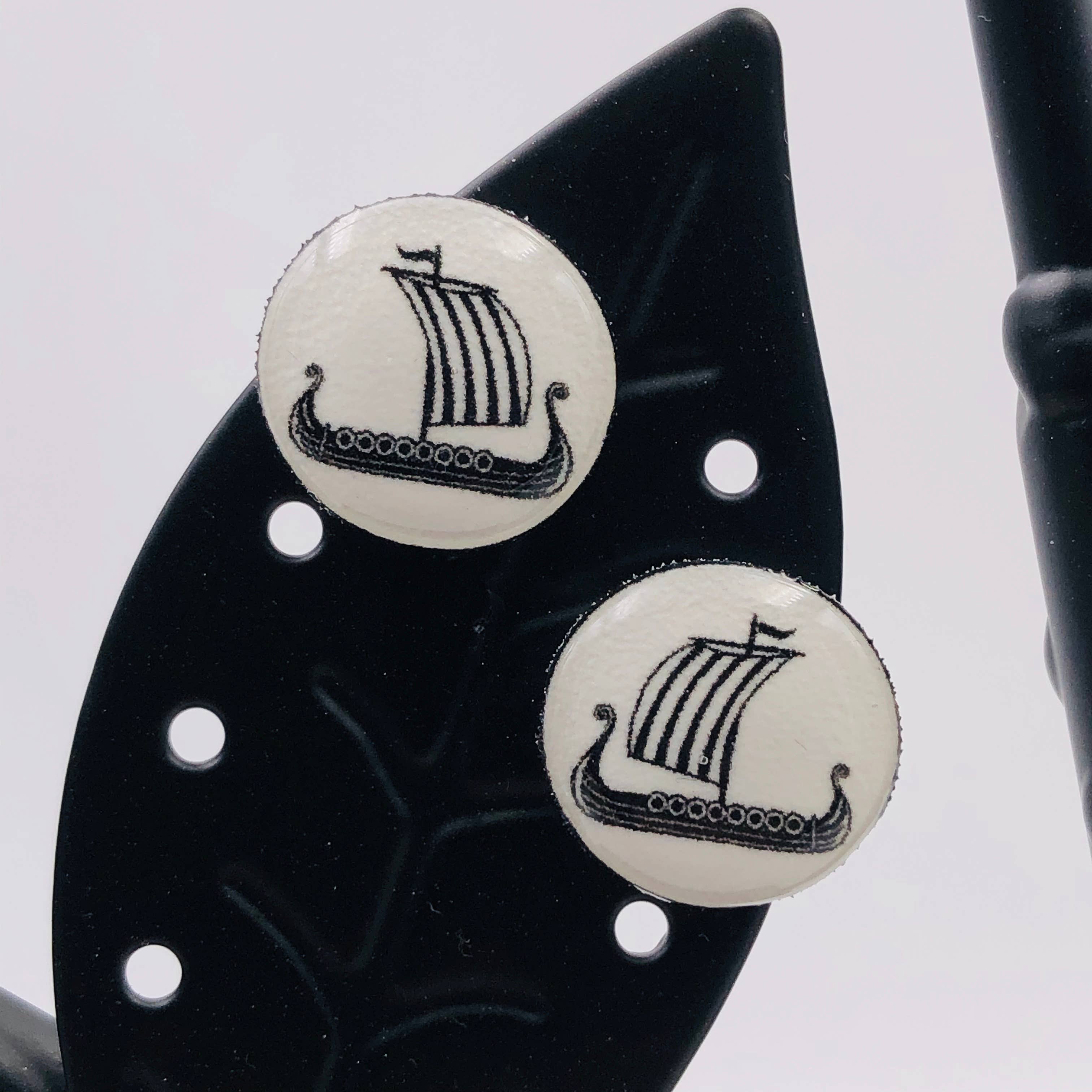Ravenridge Hidden - Wholesale Stud/Post Earrings - Viking Ship Earrings1