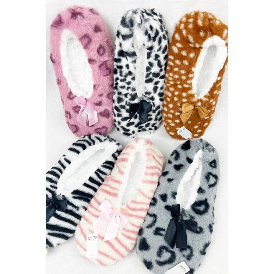 MIX COLOR Cozy Soft Non Slip Winter Slipper for wholesale on Faire4