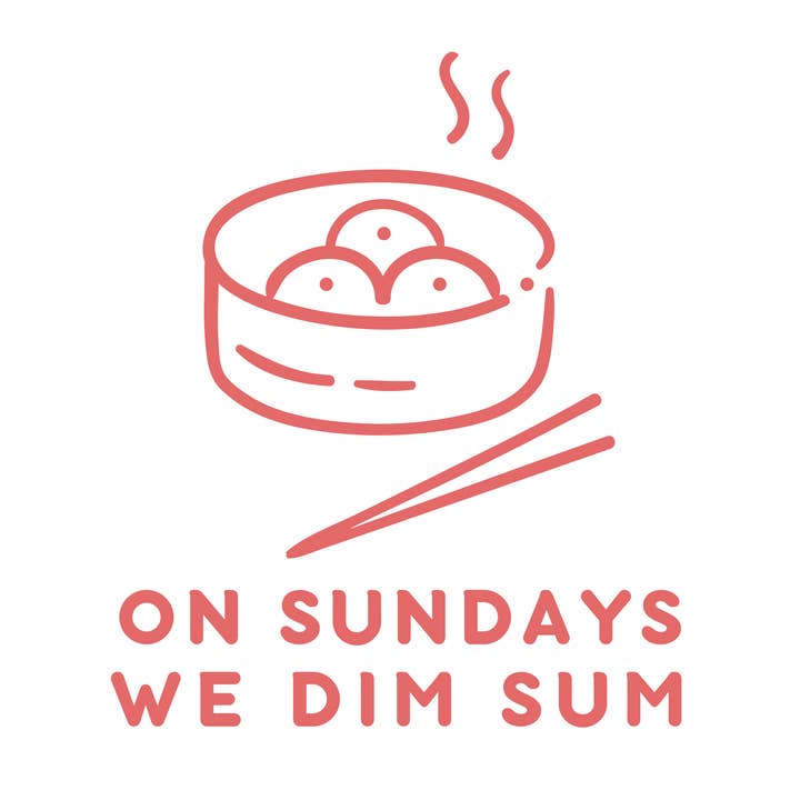 Little Sumo - Wholesale Screen Printed T-Shirt - Women's - ON SUNDAYS WE DIM SUM unisex graphic t-shirt