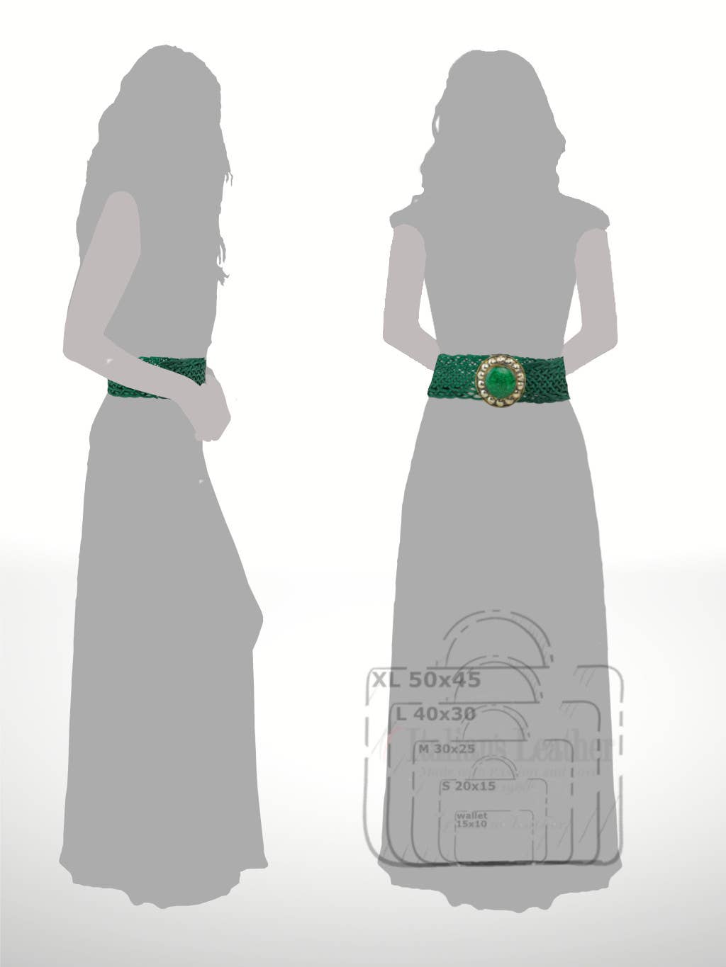 ITALIAN'S LEATHER – wholesale Belt – Women's – Nemesis cowhide leather belt.4