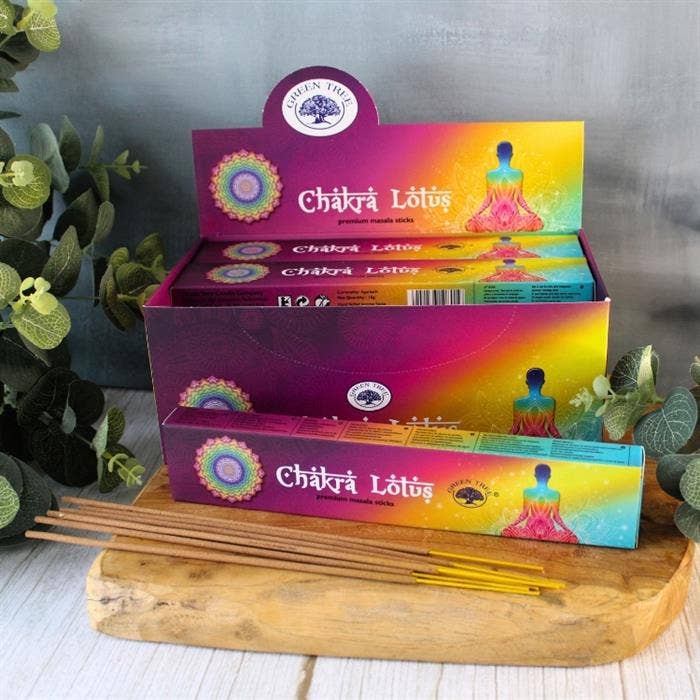 Green Tree – Engroshandel Røgelse – Green Tree Chakra Lotus naturlige håndrullede røgelsespinde3
