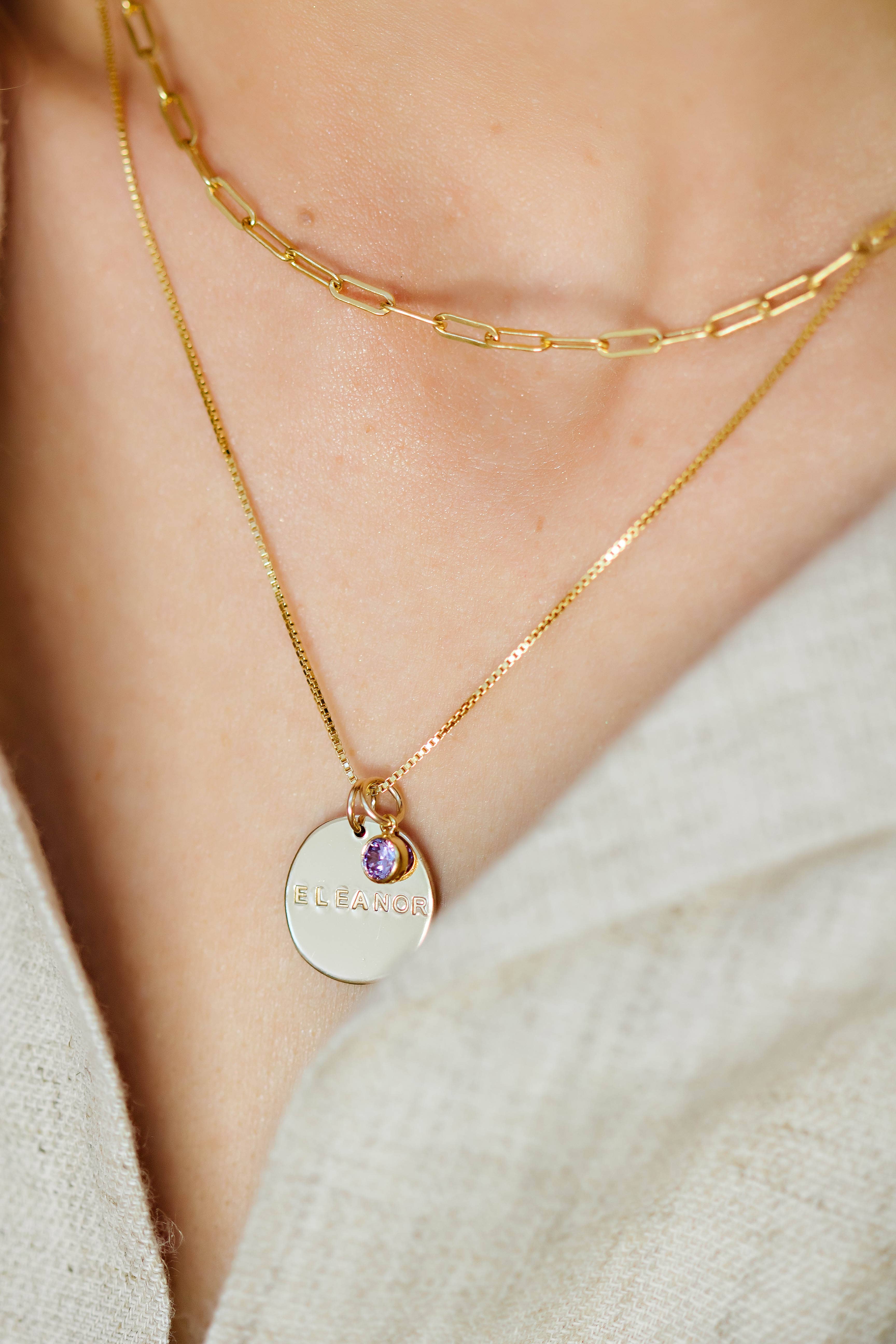 Everly Made – wholesale Link & chain necklace – Sierra Paperclip Chain1