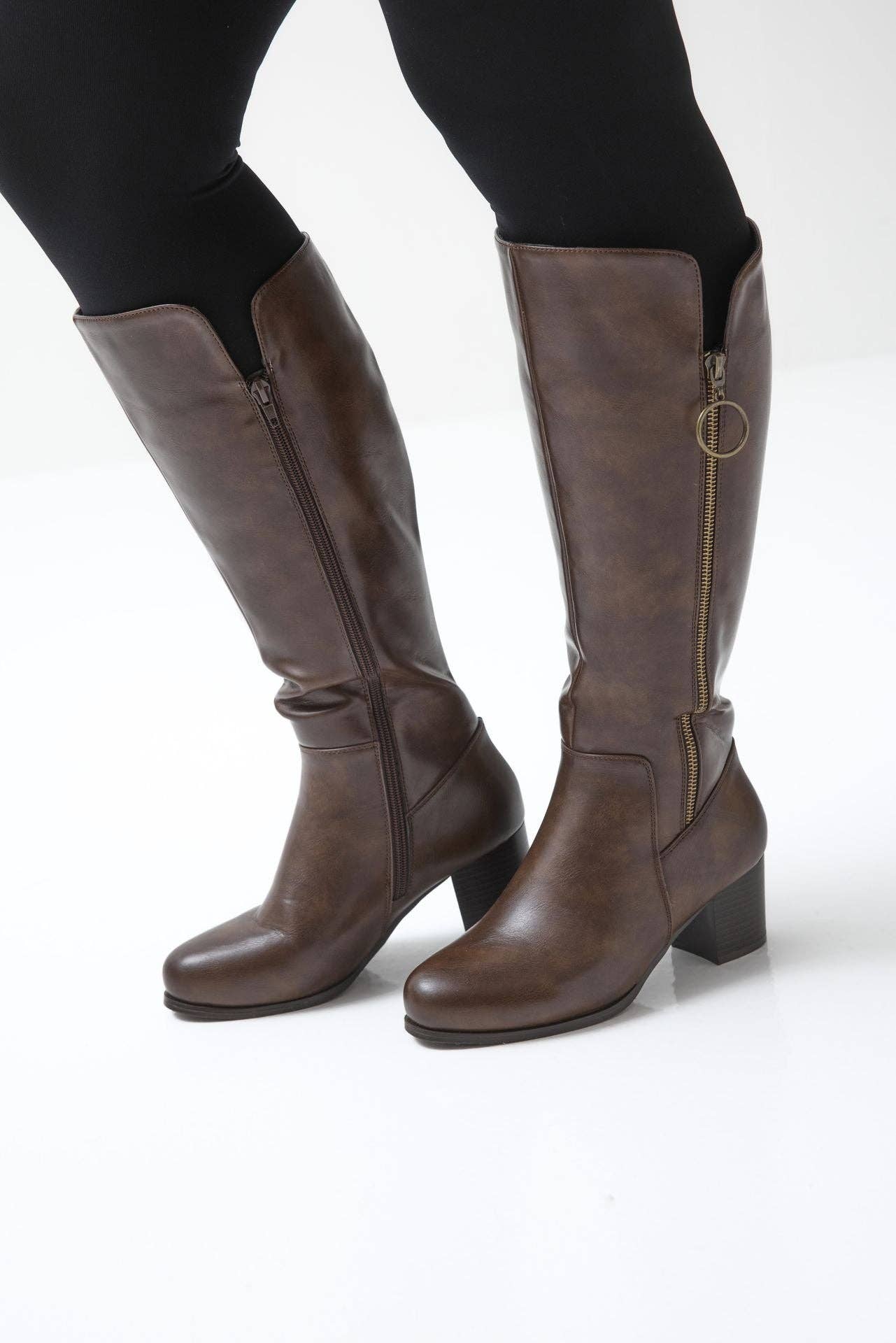 Gabylou - Wholesale Boots - Women's - XL boots for wide calves - Pomelo model10