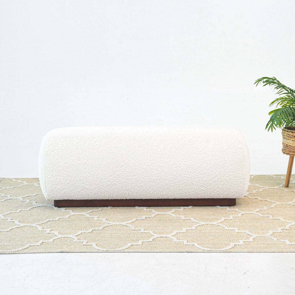 HOMYCASA DESIGN INC - Wholesale Bench - Kelvin Ivory Boucle Bench9