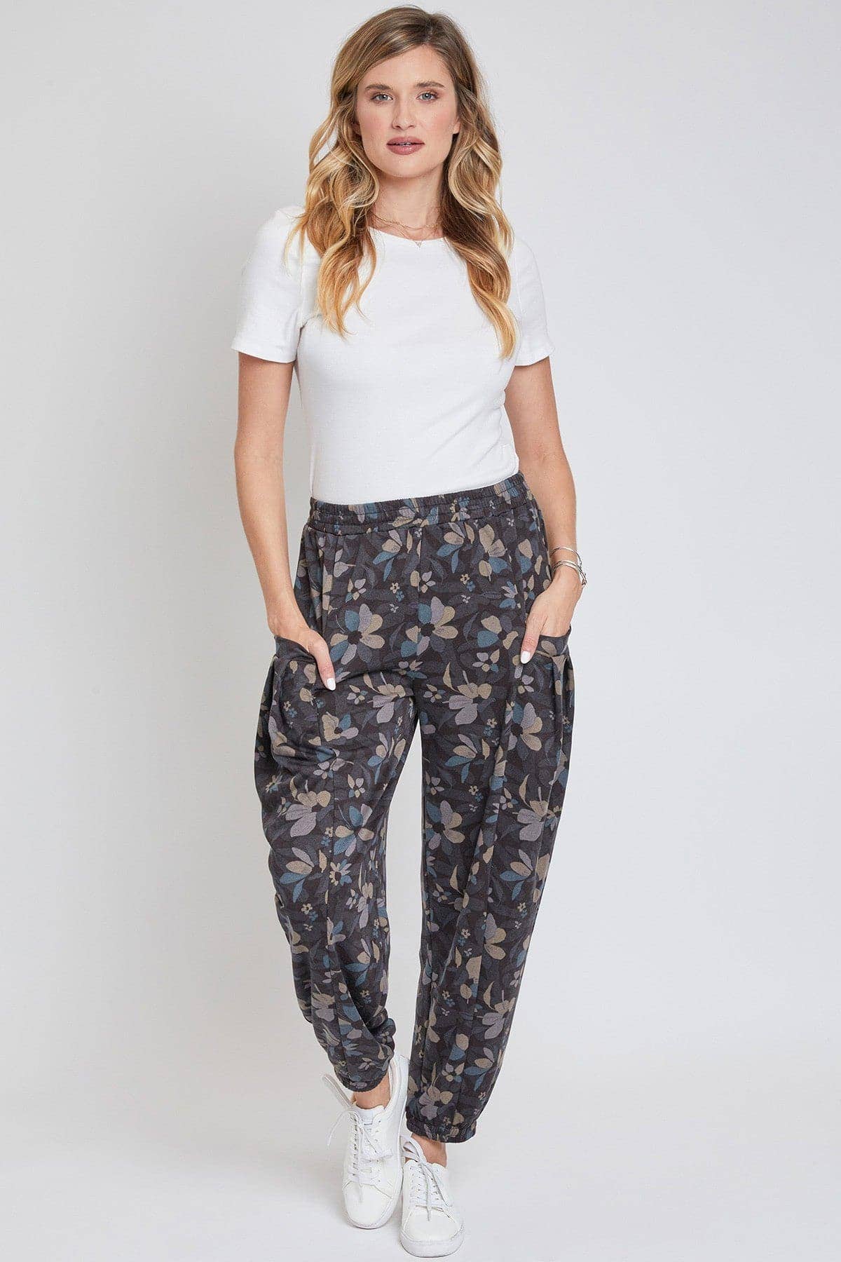 YMI - Wholesale Pants - Women's - Elastic Ballon Pant with Pockets-WP1088FR