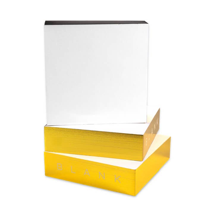 Gold Gilded Edge Notepads - Heavyweight Premium Notepad for wholesale by Fine Moments