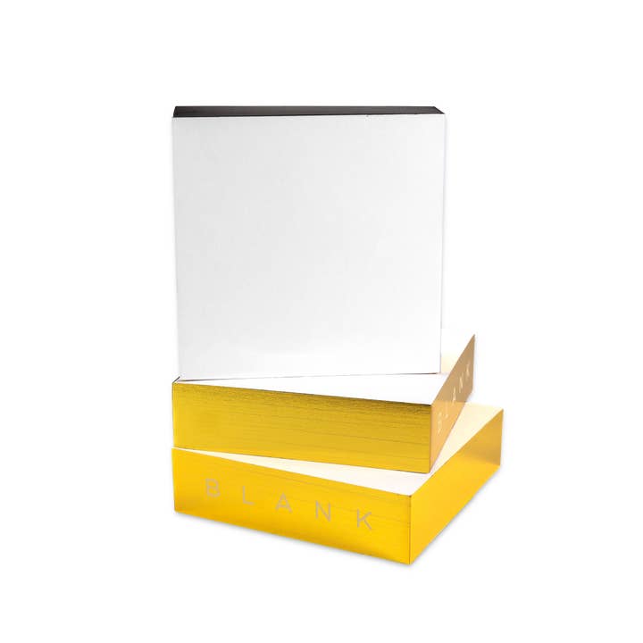 Gold Gilded Edge Notepads - Heavyweight Premium Notepad for wholesale by Fine Moments