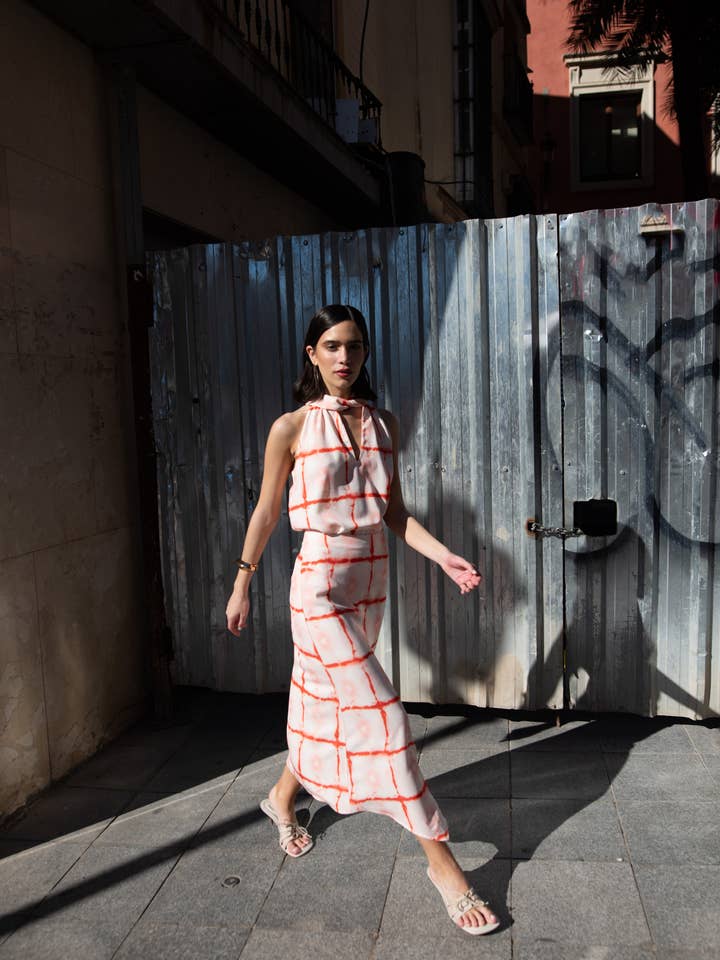 Beige PRINTED TOP for wholesale on Faire4