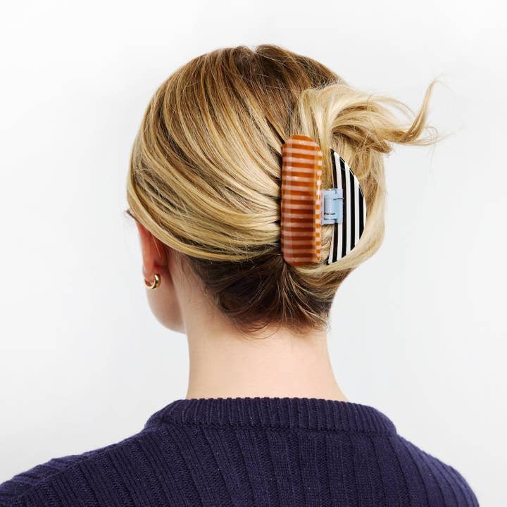 CHUNKS - Wholesale Hair Clip - Women's - Suki Claw in Stripes