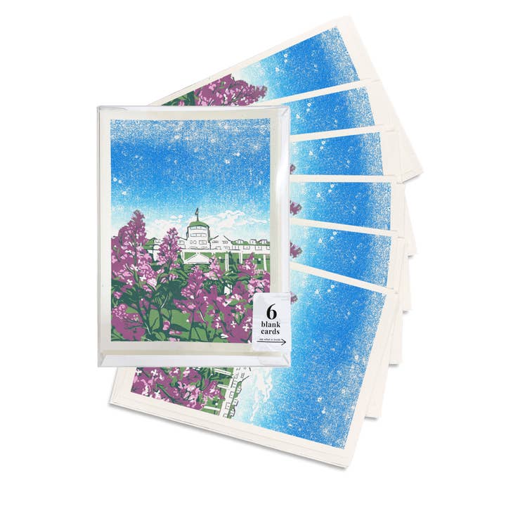 June At The Grand Blank Greeting Card Boxed Set for wholesale by Peninsula Prints