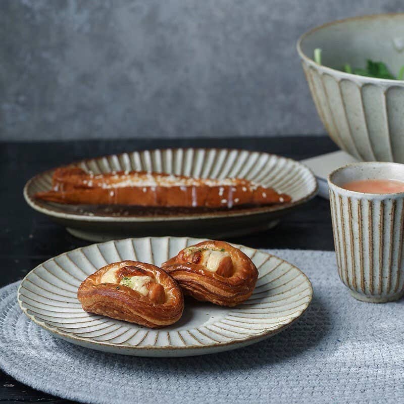 Gohobi （We cover U.S. import duties） - Wholesale Dinner Plate - Gohobi Handmade Ceramic Japanese Style Plate2