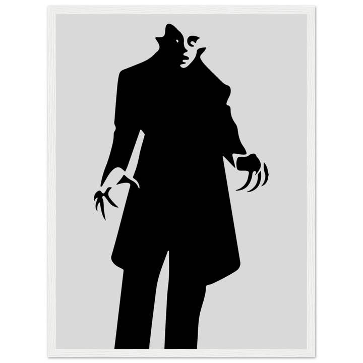 Art-O-Rama Shop - Wholesale Poster - Nosferatu - 20s Sci-Fi Horror Movie Minimalist Poster11