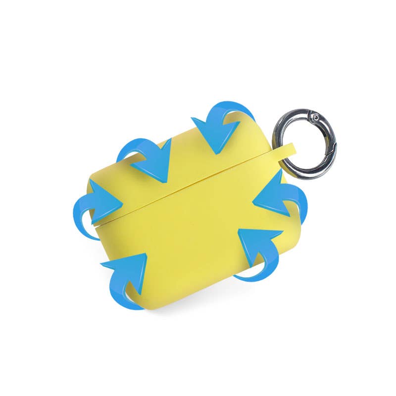 BRIGHT IRIS - Wholesale Airpod/Earbud Case - Men's - Silicone Case Cover for Airpods Pro With a Loop10