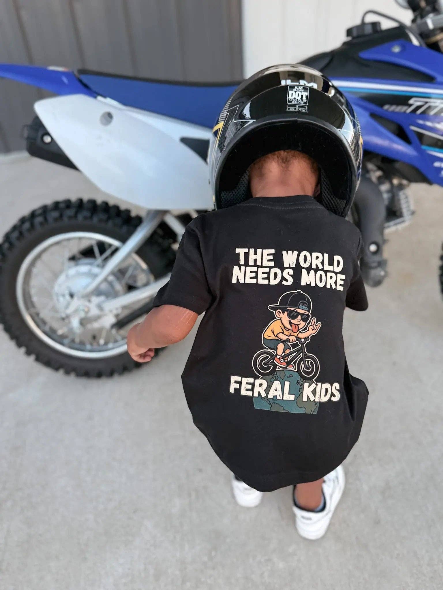 Raising Brave - Wholesale Screen Printed T-Shirt - Kids - Stay Feral Tee