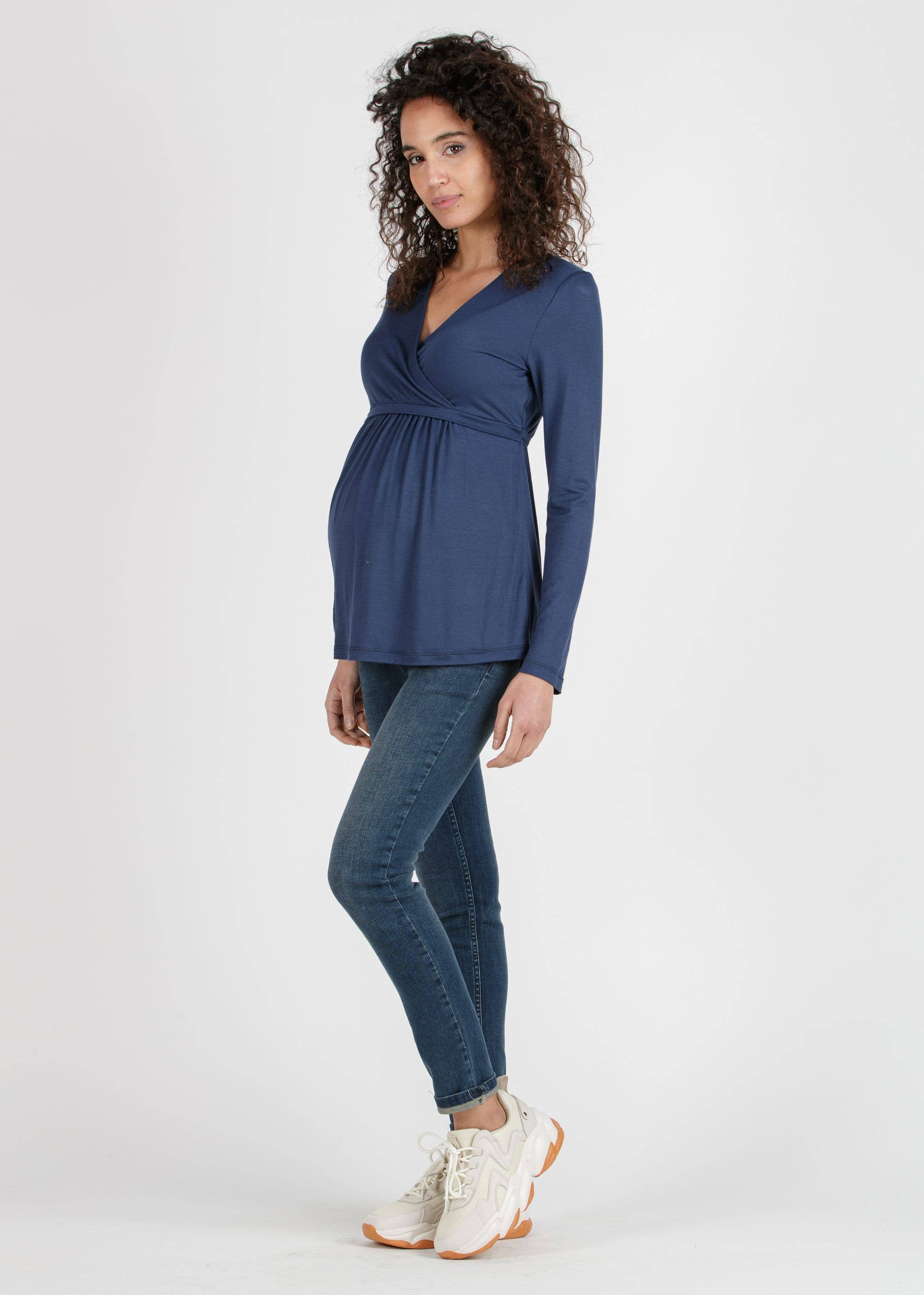 ATTESA Maternity  by Vittorio Martinelli srl - Wholesale Nursing Top - Maternity - MARGHERITA M/L - Maternity & Nursing Jersey T-Shirt10