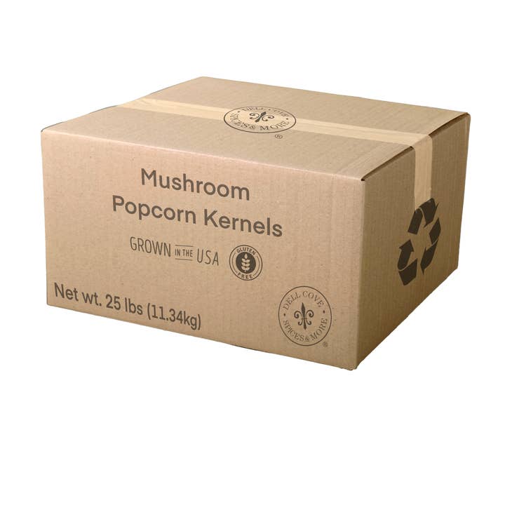Dell Cove Spices & More Co. - Wholesale Popcorn Kernels - Mushroom Popcorn Kernels - Bulk Packs, Food Service