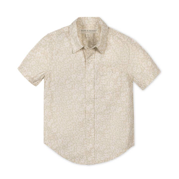 Linen Short Sleeve Shirt for wholesale by Hope and Henry
