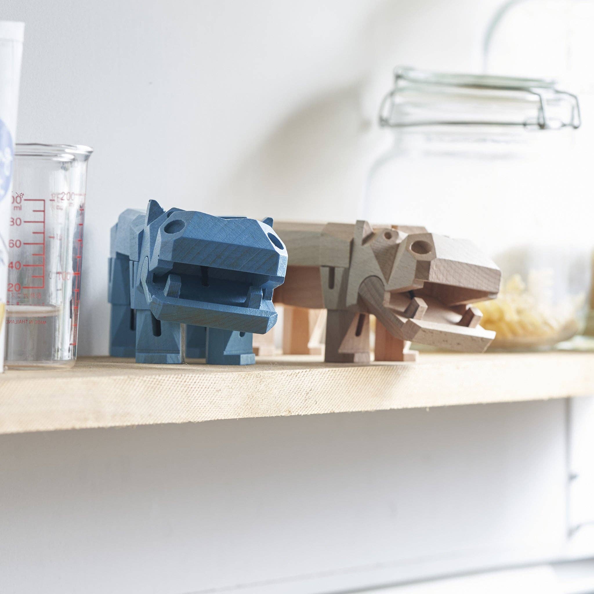 Yoshiaki Ito Design - Wholesale Wood Toy - Kids - Morphits ® Hippo Wooden Toy: Explore the Wild with Poseable12