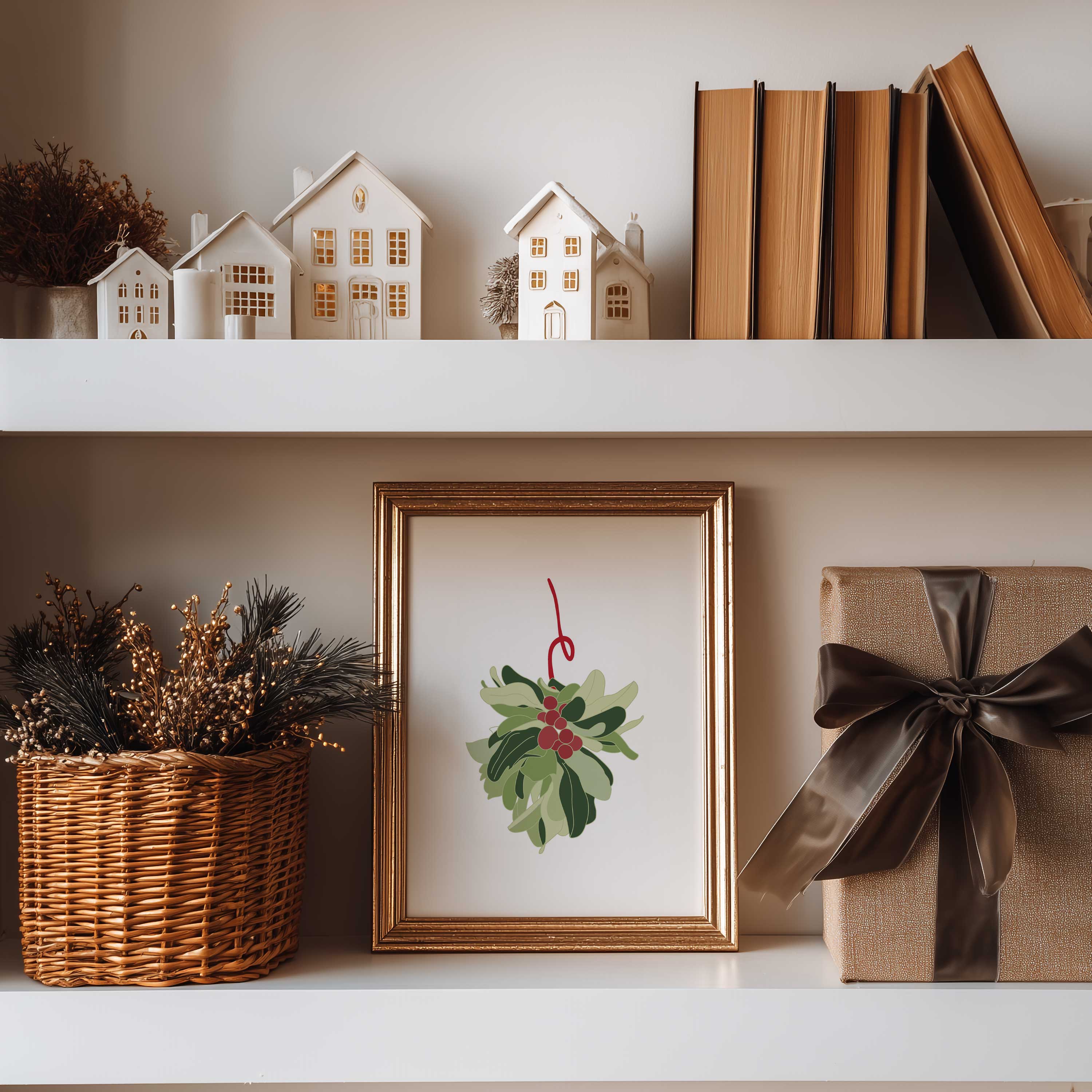 Kartoti Designs - Wholesale Art Print - Holiday Greens Mini Print Set2