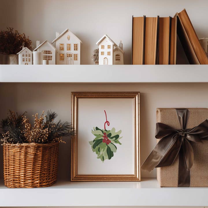 Kartoti Designs - Wholesale Art Print - Holiday Greens Mini Print Set2