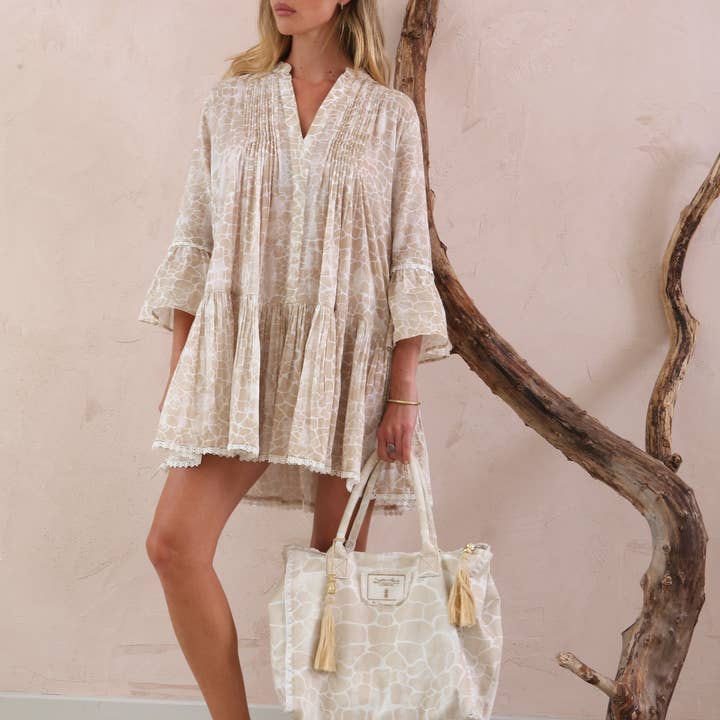 Sophia Alexia - Wholesale Beach Bag - SAND PEBBLES BARBADOS BEACH BAG1