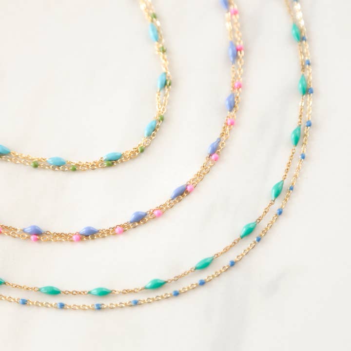Dash and Dot Necklace for wholesale by Stowaway Jewelry