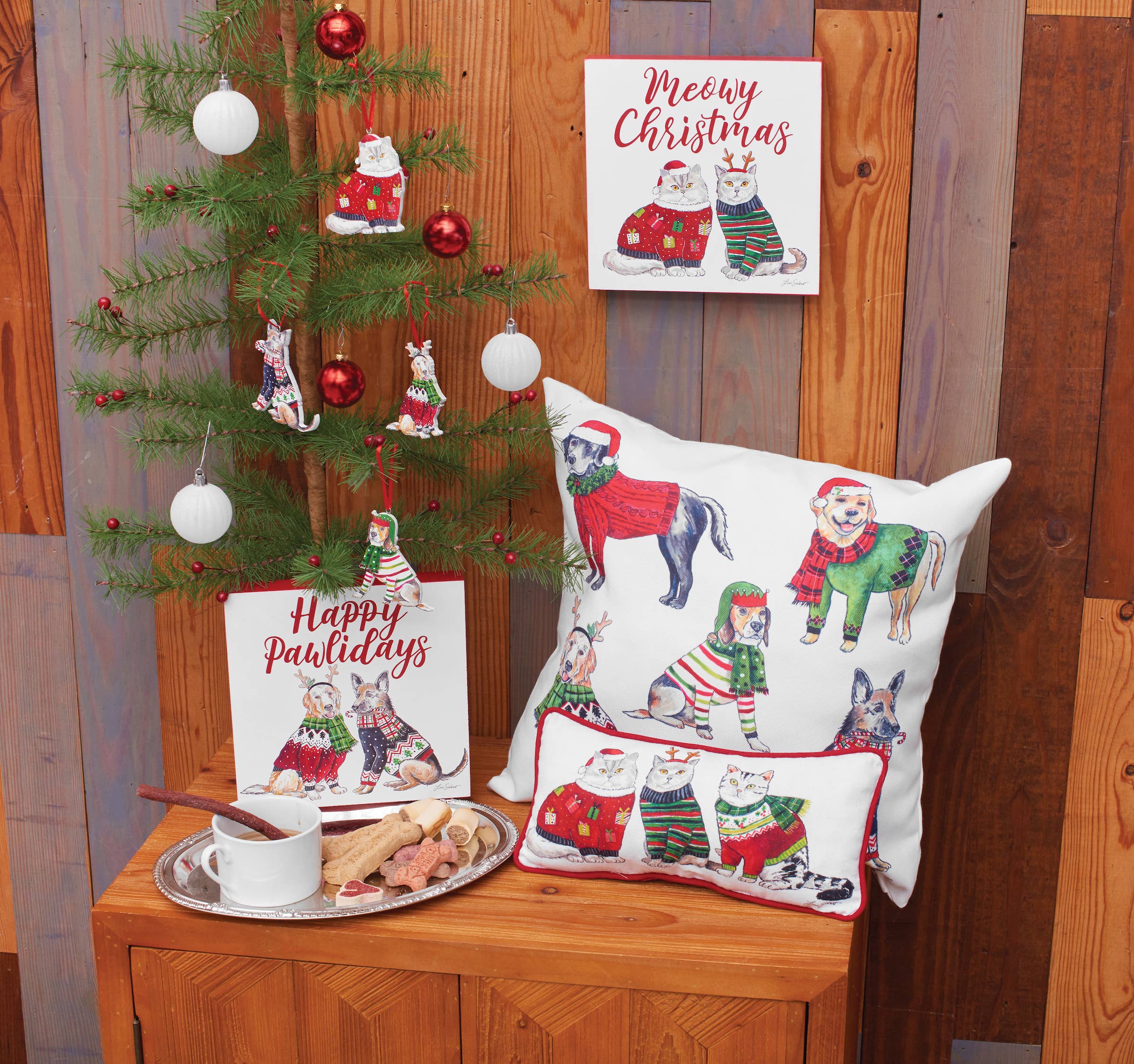 C&F Home - Wholesale Ornament - Christmas Santa Cat Ornament2