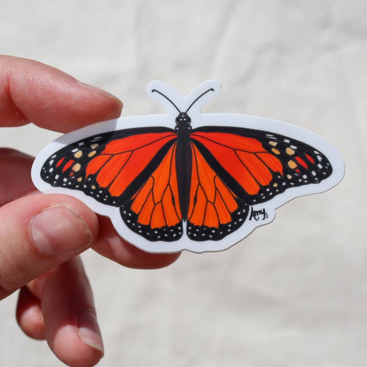 Monarch Butterfly Sticker for wholesale by Sisters' Sunflowers
