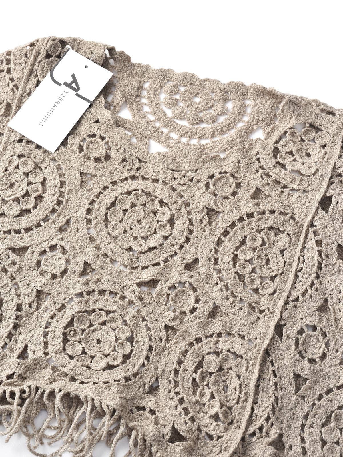 Funkyrel® Atzbranding Limited – Engroshandel Pullover - Dame – Vintage hulstrikket batwing-striktrøje5