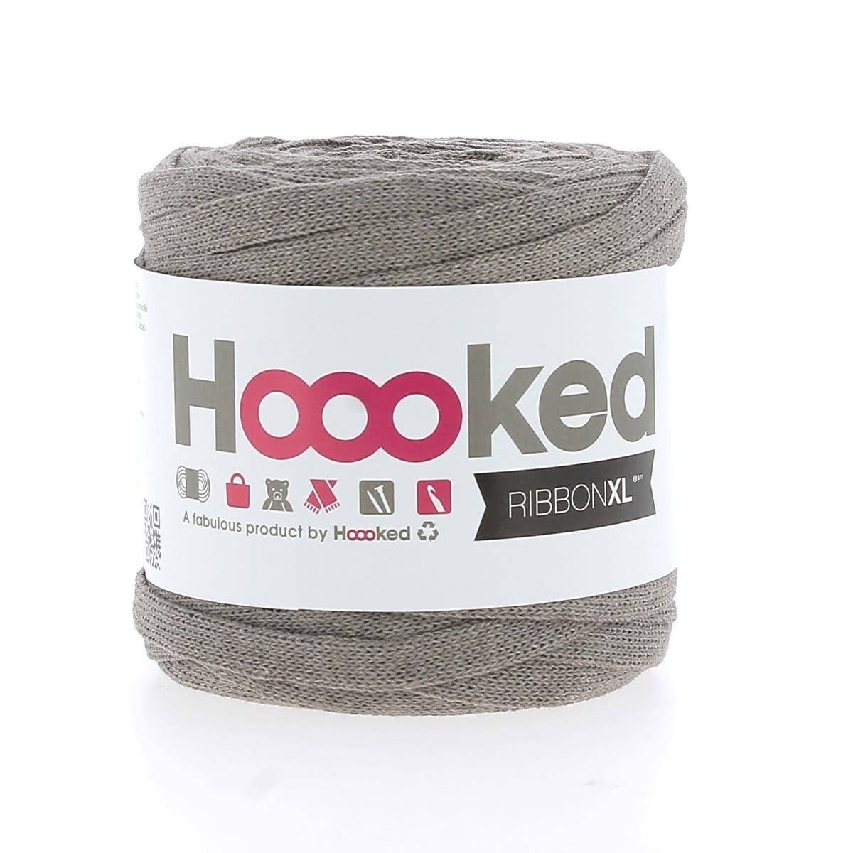 Hoooked Yarns - Vendita all'ingrosso Lana - Filo di tessuto riciclato Ribbon XL 125 g6