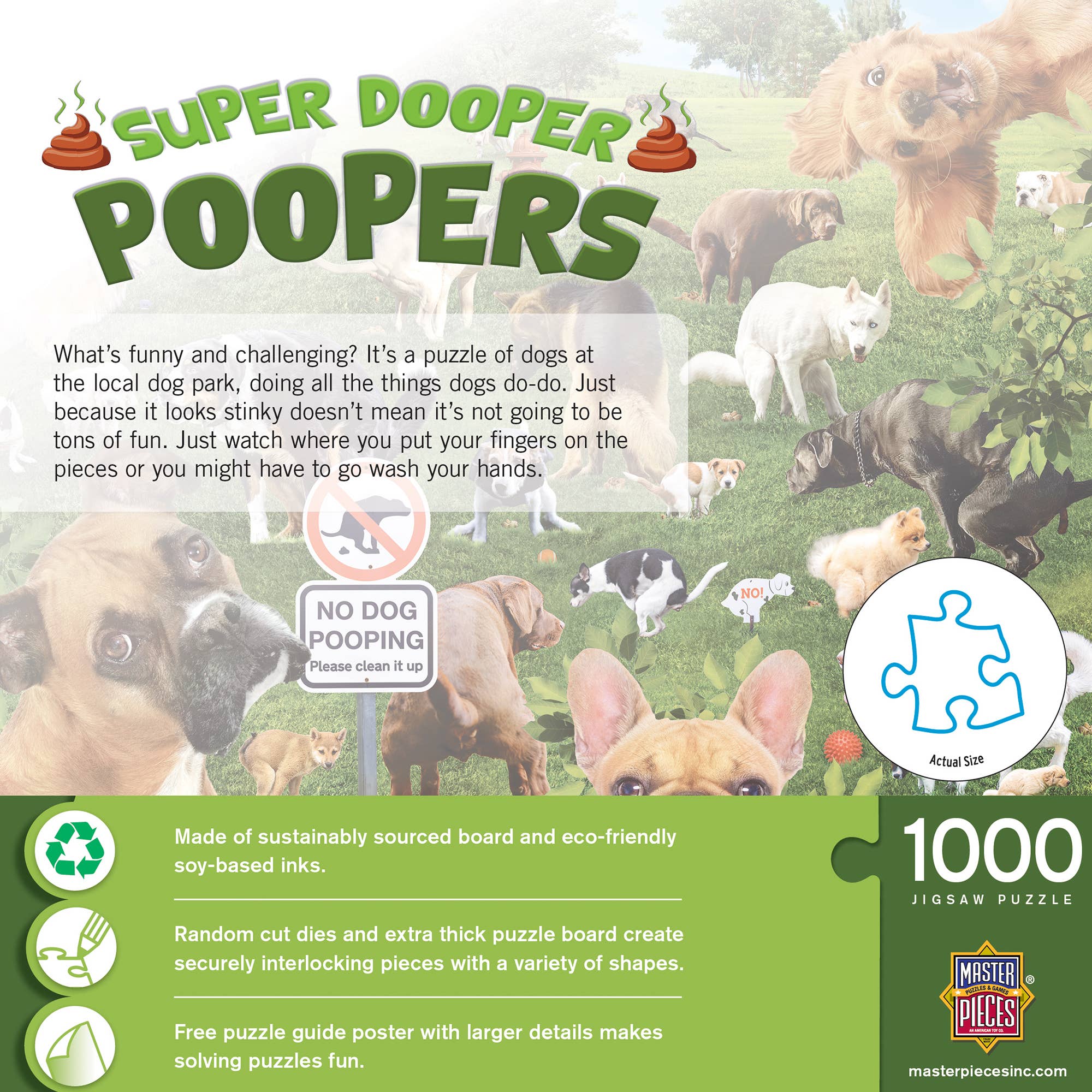Masterpieces Puzzles - Wholesale Puzzle - Adult - Super Dooper Poopers 1000 Piece Puzzle2