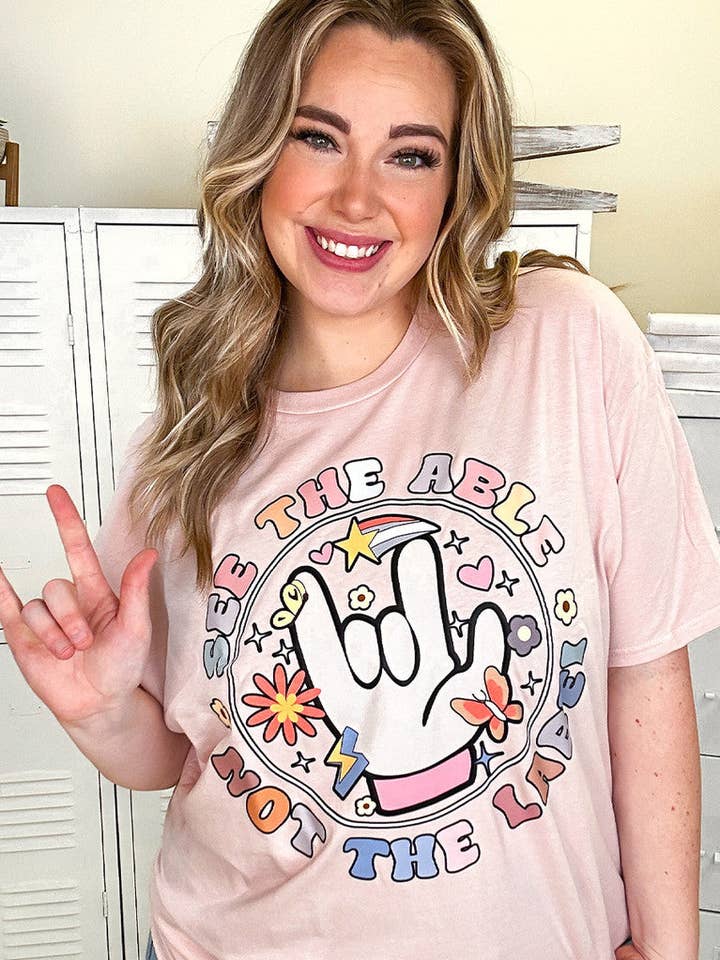 See the Able Butterflies Graphic Shirt for wholesale by Sugar Stitch