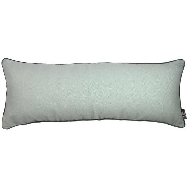 Deluxe Herringbone Duck Egg Blue Bed Pillow for wholesale by Mcalister textiles