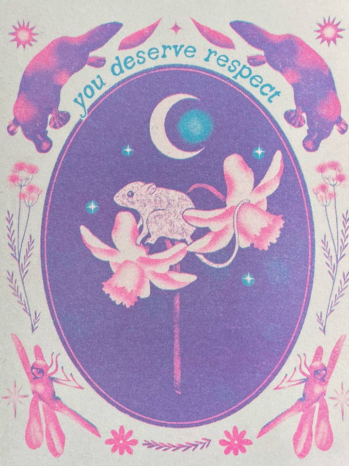 Mouse (mini risograph) for wholesale by swan meadow