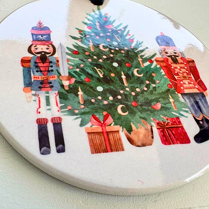 So Thoughtful Gifts - Wholesale Ornament - Christmas Ornament - Nutcracker Watercolor | Ceramic2