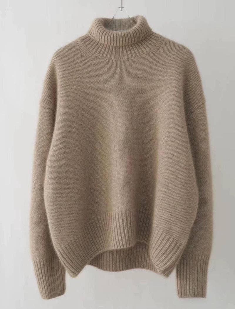 Masyal - Wholesale Knit Sweater - Women's - Cozy Turtleneck Pullover Sweater1