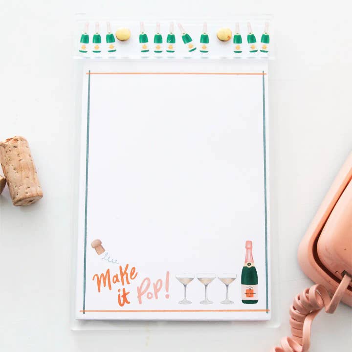 Laat het knallen! Acryl notitieblok voor wholesale door Swag