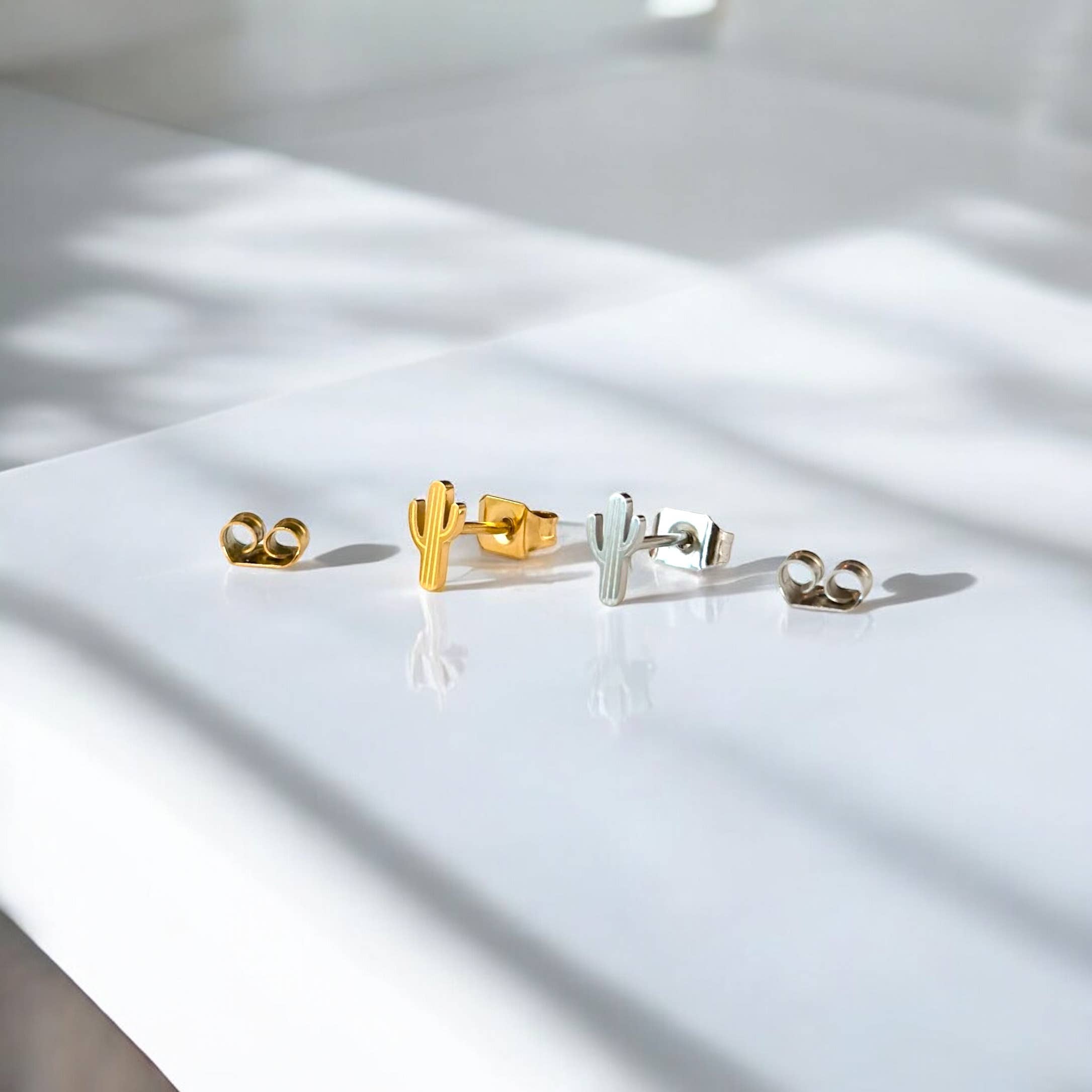 Dainty Little Tiny Things - Wholesale Stud/Post Earrings - Dainty Little Tiny Things | Desert Cactus | Earring Studs1