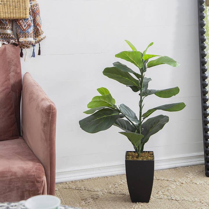 A&B Home Group Inc. - Wholesale Artificial plant - 20x16x35" Artificial Fiddle-Leaf Fig Potted Plant3