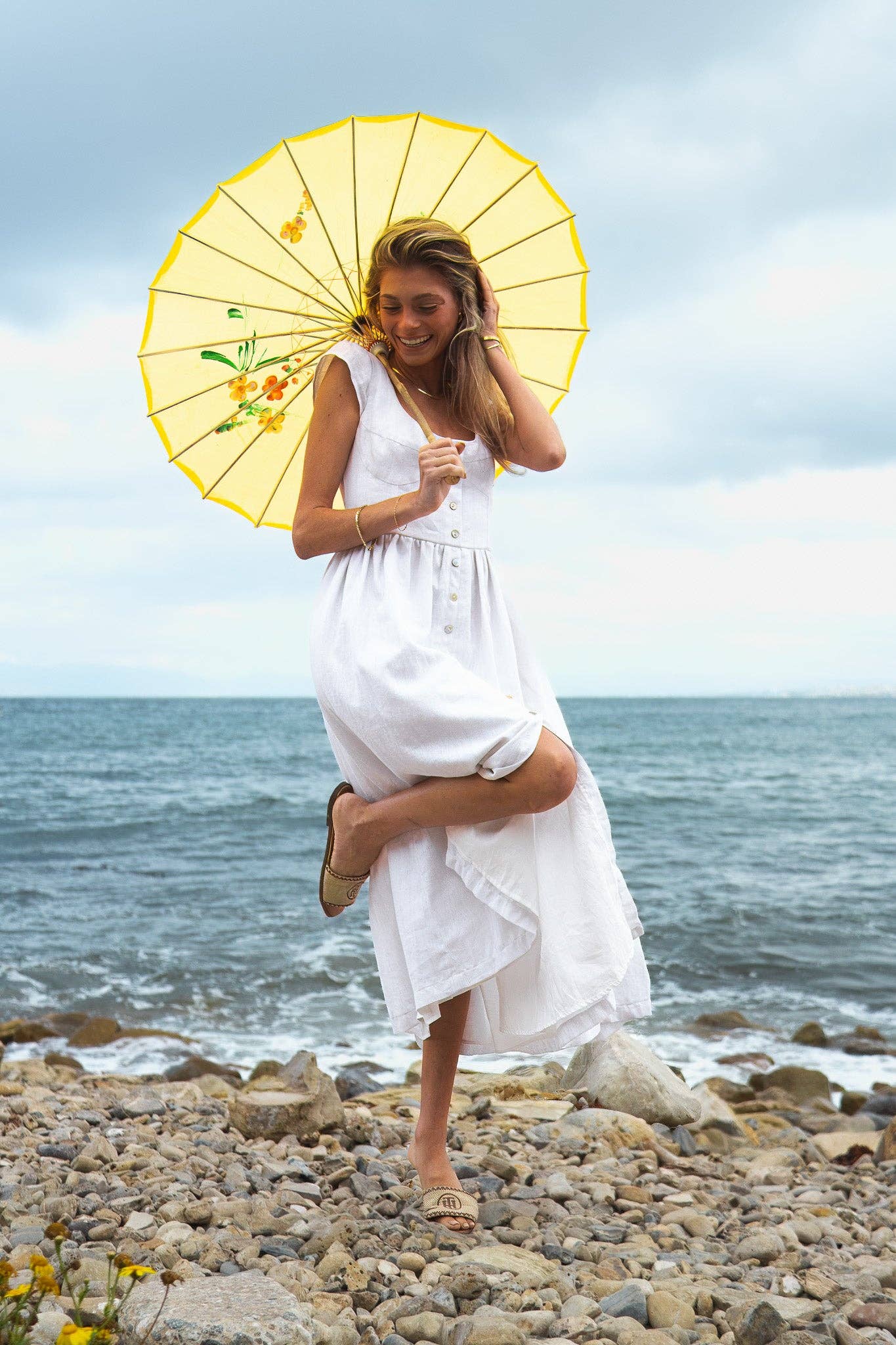 Sun & Sanctuary - Wholesale Dress - Women's - Whitecliff Linen Dress1