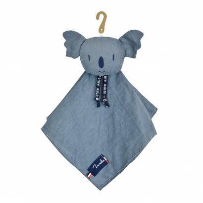 Perlipopette - Doudou koala azul de lino para venta al por mayor de MAÏLOU TRADITION