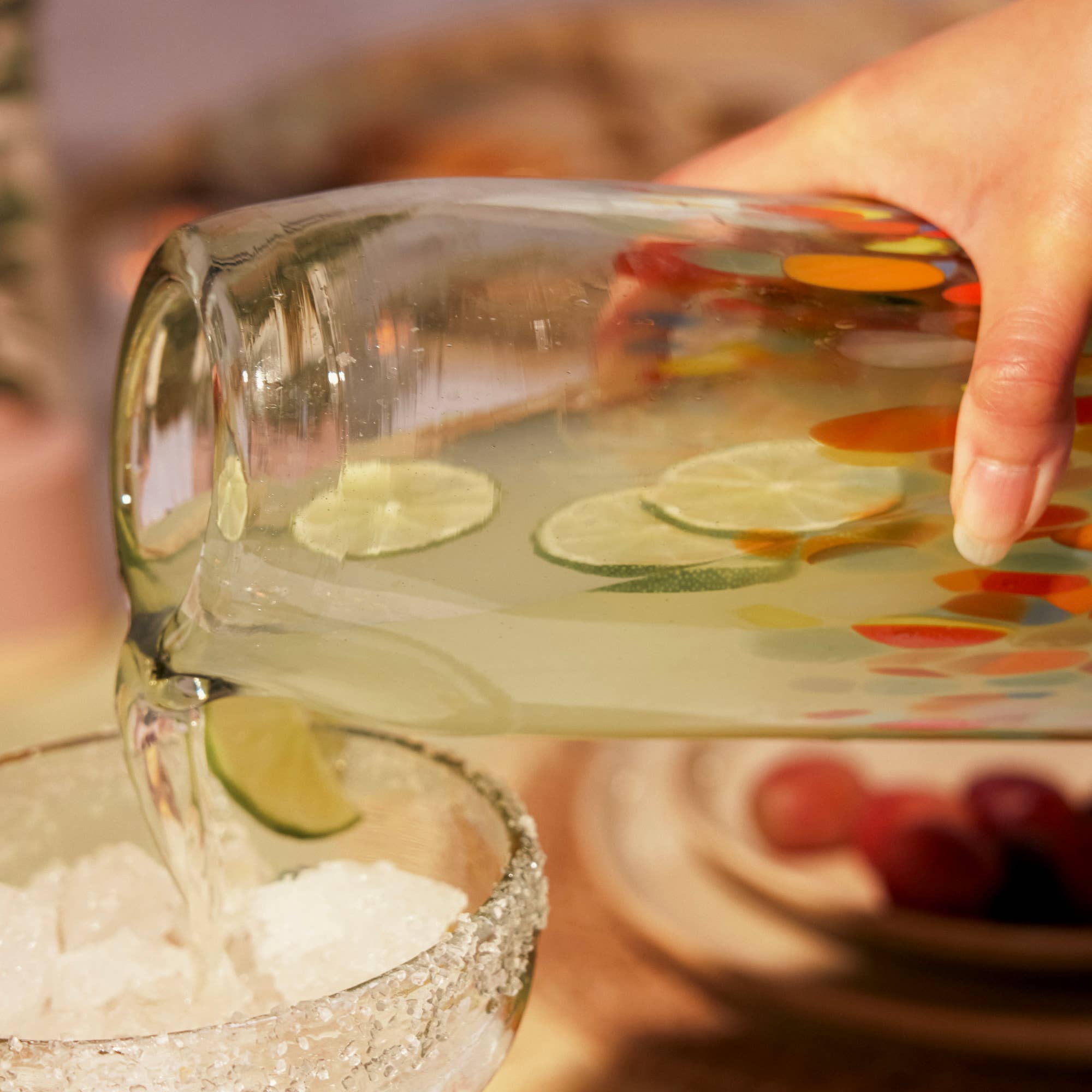 Twine - Wholesale Pitcher - Segunda Vida Artistico Hand Blown Recycled Glass Pitcher3