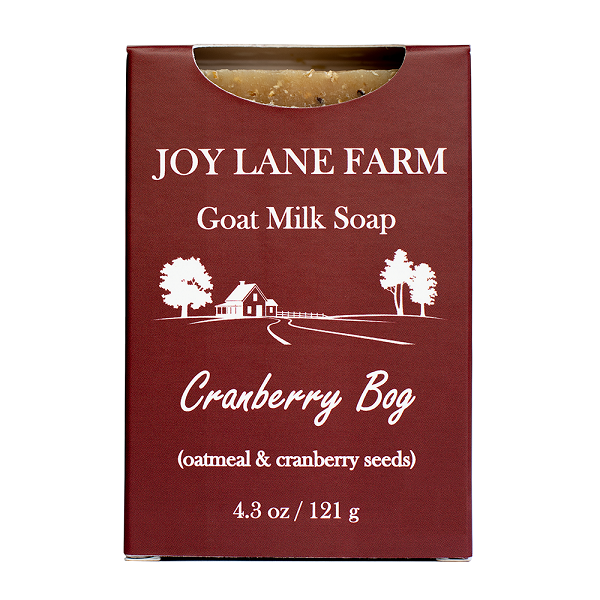 Joy Lane Farm – Großhandel Feste Seife – Handgefertigte natürliche lokale Cranberry-Ziegenmilchseife3